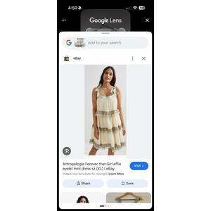 Antropologie M Forever that Girl effie eyelet mini dress Boho Hippie Festival